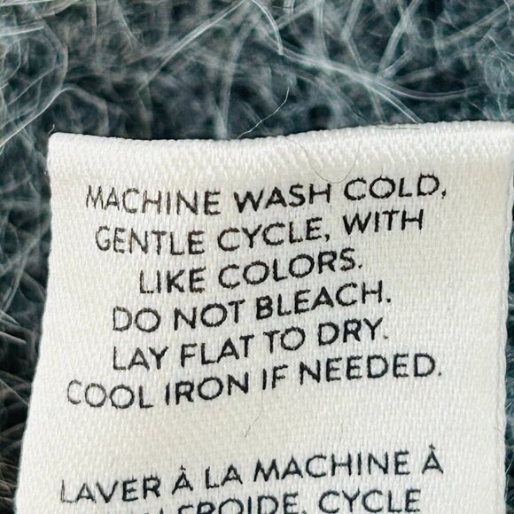 LITA by Ciara Nurture Manchester Gray Alpaca Wool Blend Sweater Size L Cropped - Picture 9 of 12